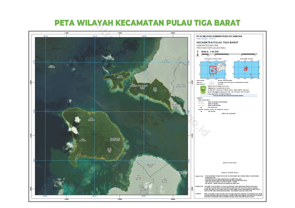 Perubahan Selama 8 Tahun di Kecamatan Pulau TIga Barat