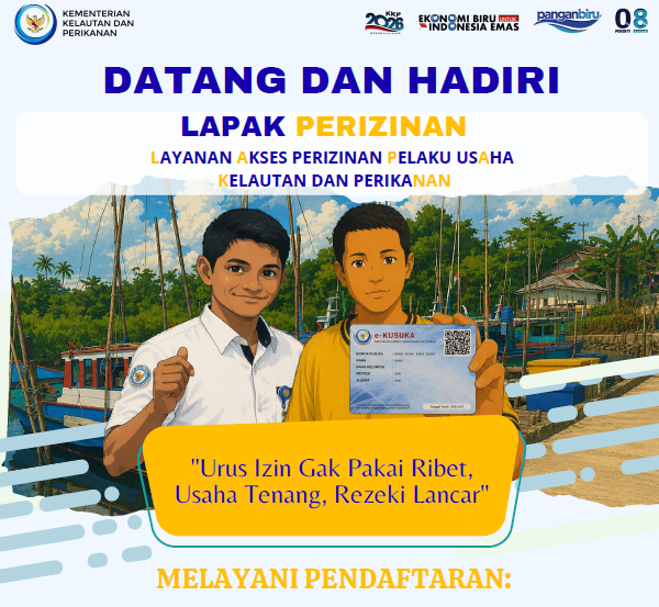 Bikin Kusuka dan NIB Nelayan Mudah, Cukup Datang ke Kantor Camat!